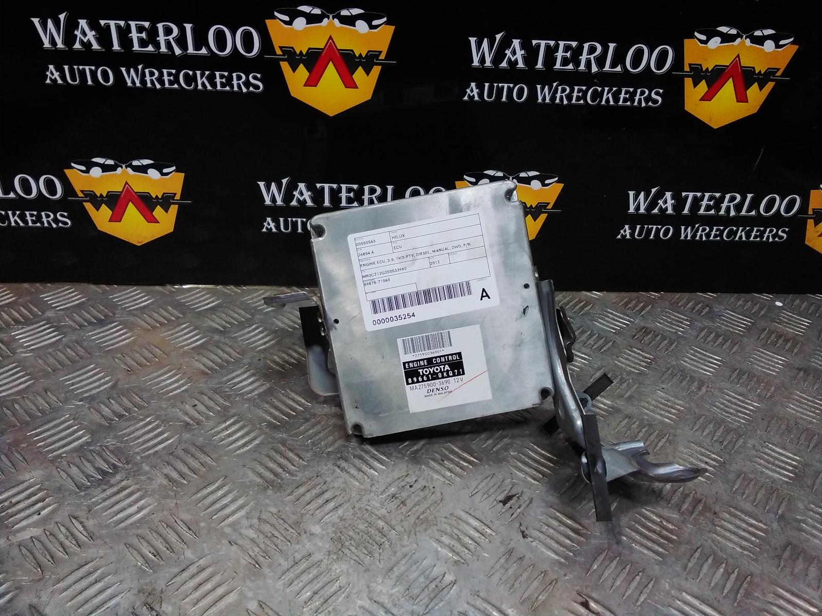 View Auto part Ecu Toyota Hilux 2012