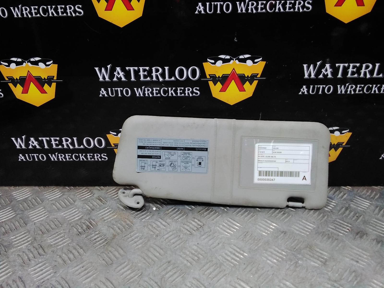 View Auto part Sunvisor Toyota Hilux 2012