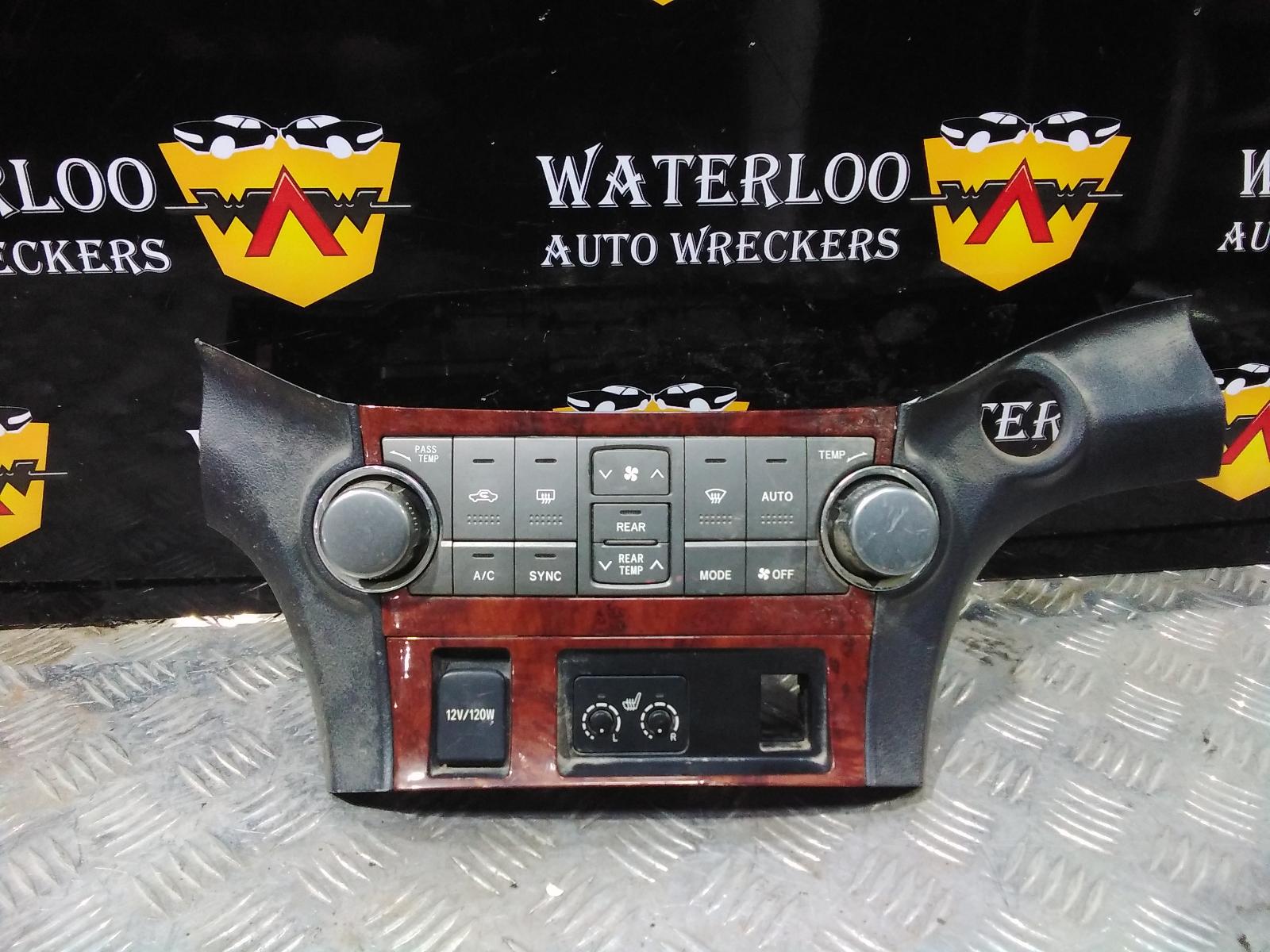 View Auto part Heater/Ac Controls Toyota Kluger 2010